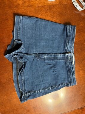 Dark Blue Denim Shorts American apparel small
